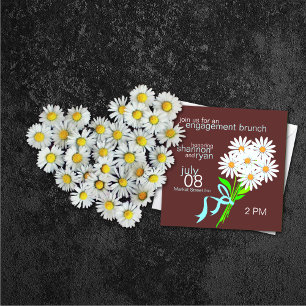 Engagement Brunch Invitations {Brown}