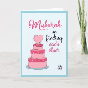 Engagement Cake Card