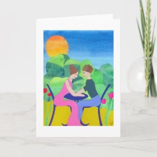 engagement card