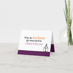 Engagement Card   Can't Elope