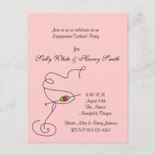 Engagement Cocktail Party Invitation