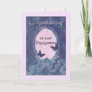 Engagement Congrats Exquisite Dreamy Artwork Card