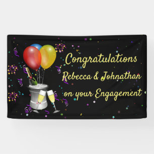 Engagement Congratulations Party Banner