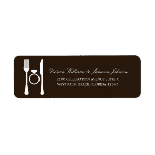 ENGAGEMENT DINNER   ADDRESS LABELS