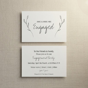 Engagement, engaged party announcement