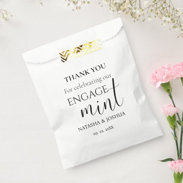 Engagement Engagemint Thank You Party Favour Bags (Sealed)
