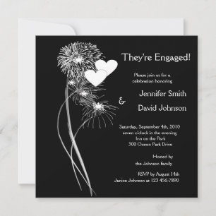 Engagement Fireworks Invitation