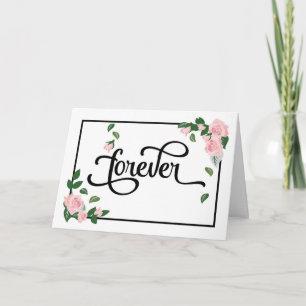 Engagement - Forever Will Look Beautiful on You Card