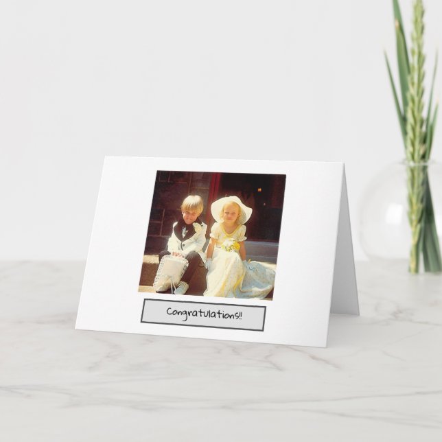 Engagement GreetingCard Card (Front)
