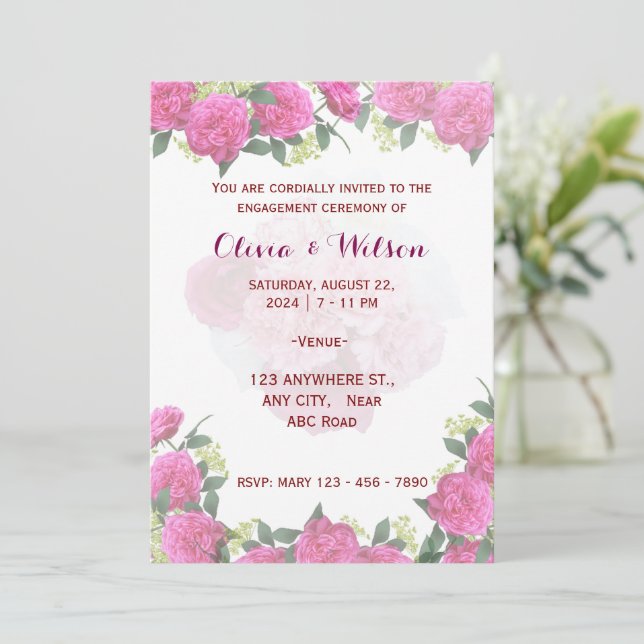 Engagement Invitation (Standing Front)
