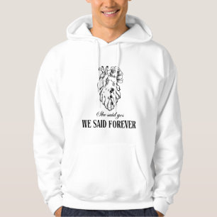 Engagement Love Hoodie – She Said Yes, We Said For