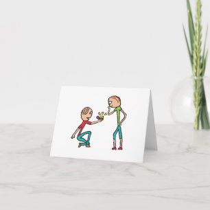 Engagement Marriage Proposal Card