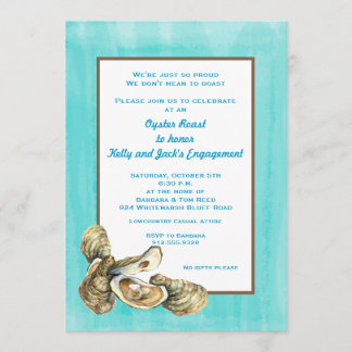 Engagement Oyster Roast Party Invitation