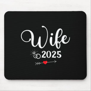 Engagement Party 2025 Wife Husband Matching Mouse Mat