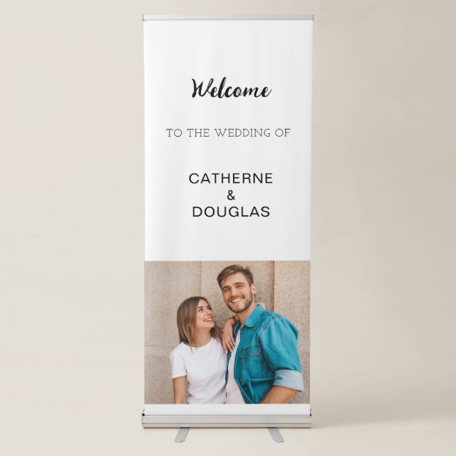 Engagement Party Backdrop Ideas Party Decor Retractable Banner (Front)
