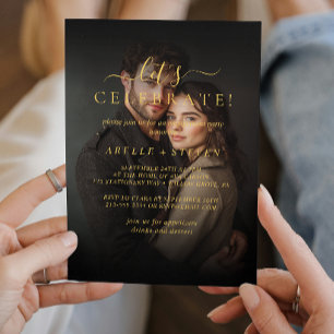 Engagement party Custom photo Invitation