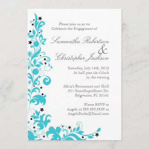 Engagement Party Elegant Vintage Wedding Invite