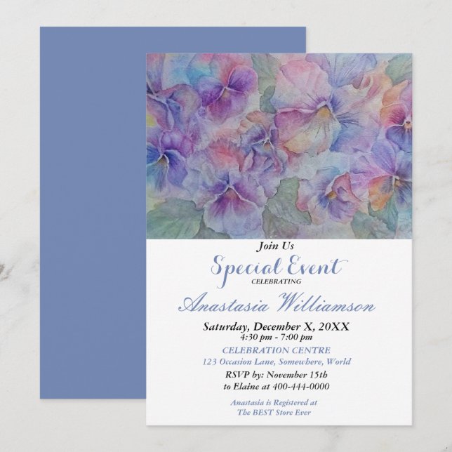 ENGAGEMENT PARTY EVENT INVITE (Front/Back)