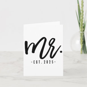 Engagement Party Husband And Wife Matching Couple Card