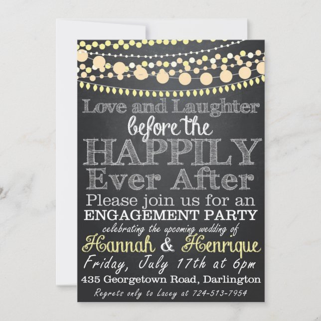 Engagement Party Invitation (Front)