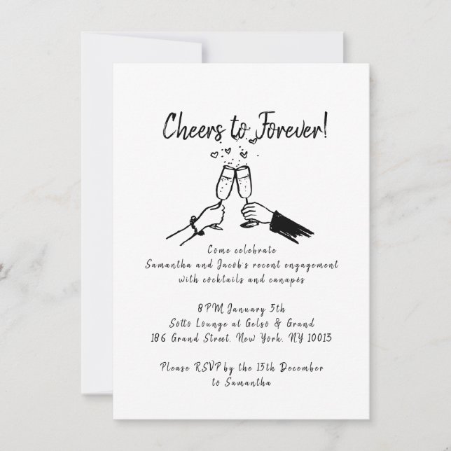 Engagement Party Invitation  (Front)