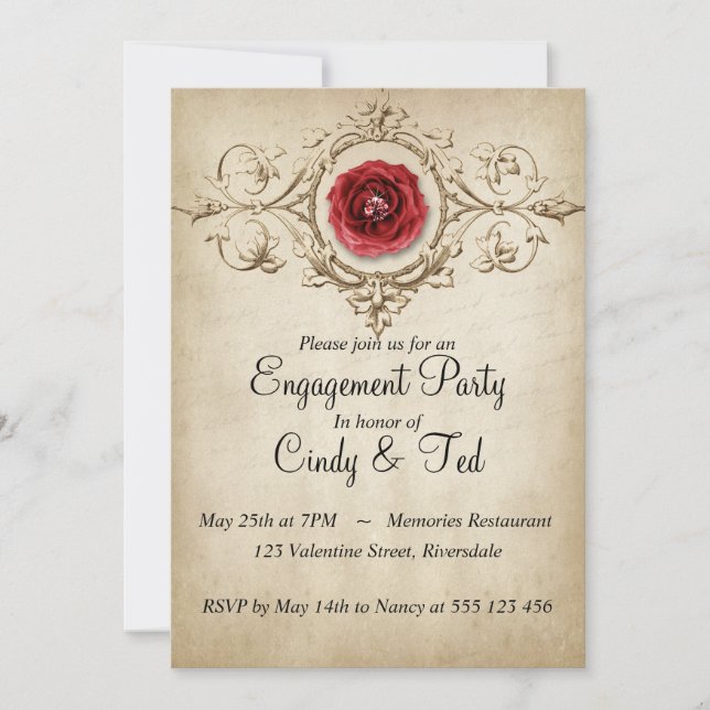 Engagement Party Invitation (Front)