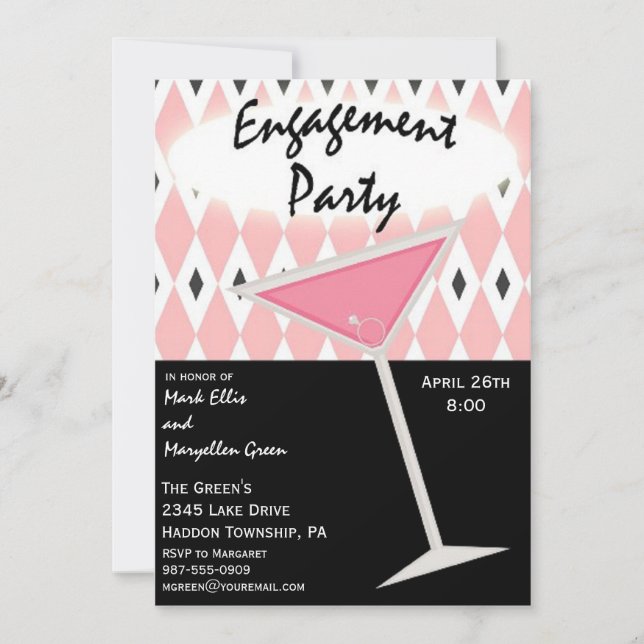 Engagement Party Invitation (Front)