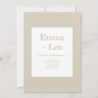 Engagement Party  Invitation