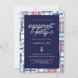 Engagement Party Invitation - Nautical, Summer