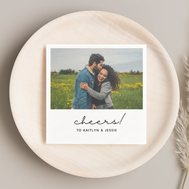 Engagement Party Napkins Custom Photo Napkins (Engagement Party Napkins Custom Photo Napkins
)