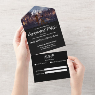 Engagement Party-Photo-Amsterdam Backdrop-  All In One Invitation