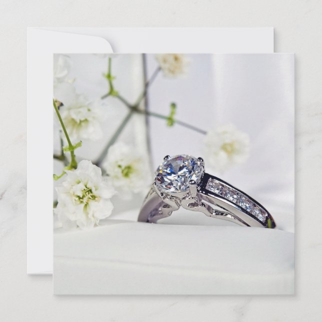 Engagement Party Plans Invitation (Front)