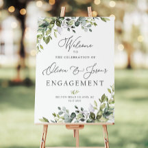 Engagement Party Sign, Engagement Sign Board, Enga