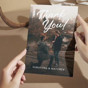 Engagement Party Thank You Card