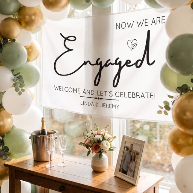 Engagement party welcome banner (Creator Uploaded)