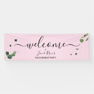 Engagement Party Welcome Sign Eucalyptus Wedding