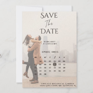 Engagement Photo Inspired Save The Date 