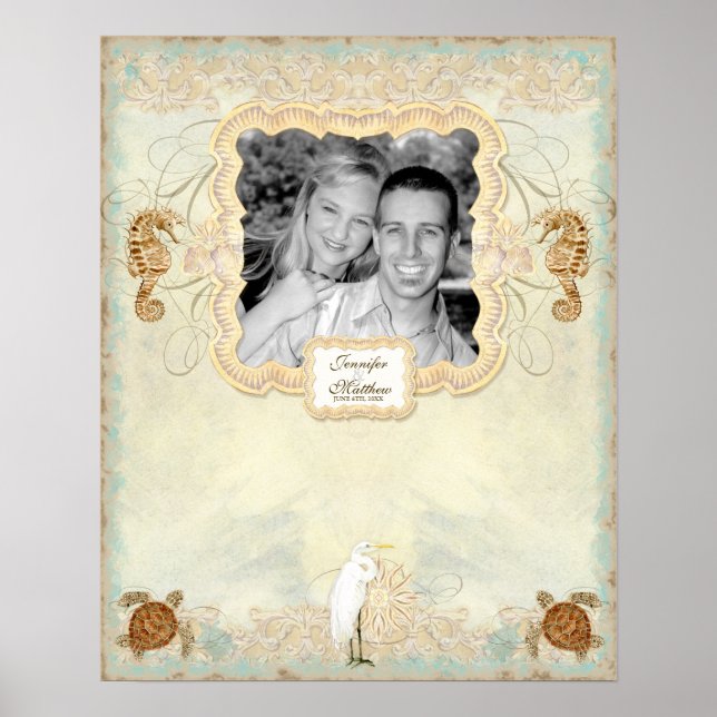 Engagement Photo Signing Poster - Fine Art (Front)