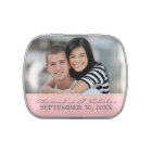 Engagement Photo Wedding Favour Tins (pink)