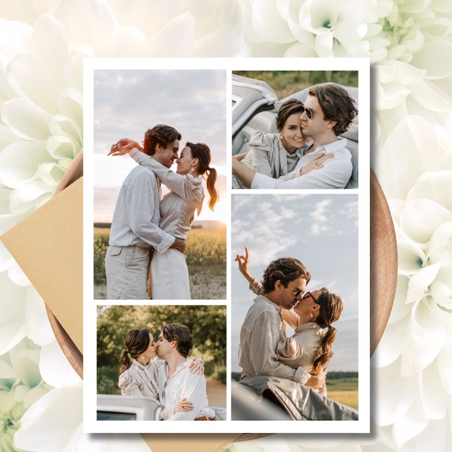 Engagement Photo Wedding Save the Date Announcement Postcard (Engagement Photo Wedding Save the Date Announcement Postcard)
