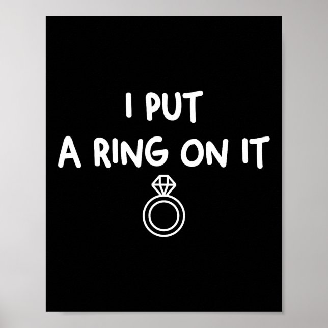 Engagement Proposal Boyfriend To Fiance Future Hus Poster (Front)