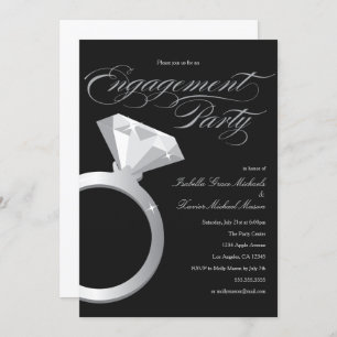 Engagement Ring Engagement Party Invitation
