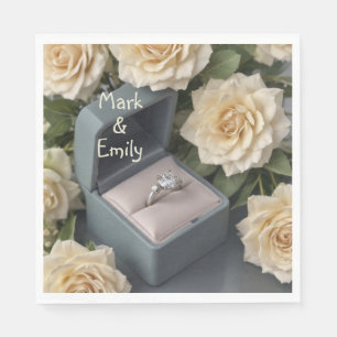 Engagement Ring Napkin