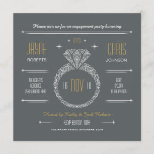 Engagement Ring Party Invitation