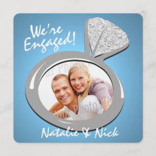 Engagement Ring Photo Announcement