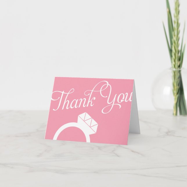 Engagement Ring Thank You Cards (Front)