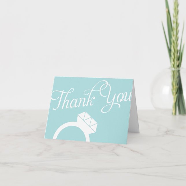 Engagement Ring Thank You Cards (Front)
