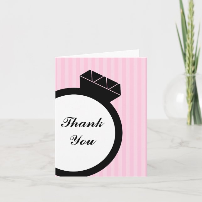 Engagement Ring Thank You Cards (Front)