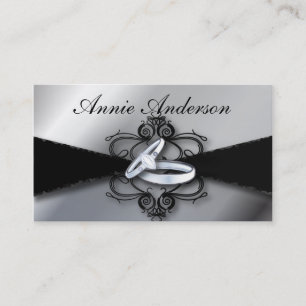 engagement rings wedding Event Planning Business Card