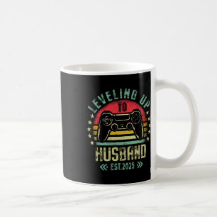 Engagement Tee For Gamer Groom Levelling Up To Hus Coffee Mug